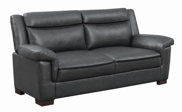 Arabella Gray Pillow Top Upholstered Sofa
