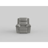 Aram Brown Fabric Glider Reclining Chair from Homelegance - Luna Furniture