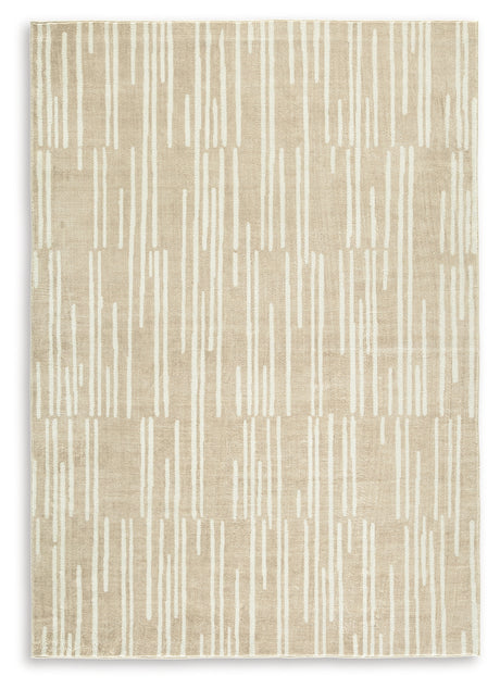 Ardenville Tan/Cream Medium Rug from Ashley - Luna Furniture