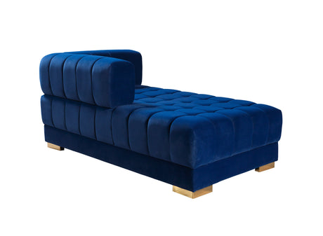 Ariana Blue Velvet Double Chaise Sectional from Nova Furniture - Luna Furniture
