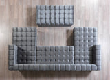 Ariana Gray Velvet Double Chaise Sectional from Nova Furniture - Luna Furniture