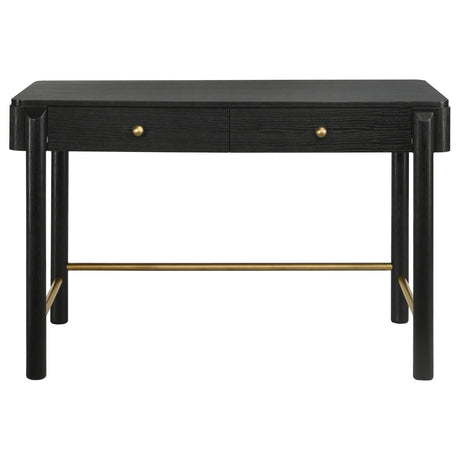 Arini Black 2-Drawer Vanity Desk Makeup Table from Coaster - Luna Furniture