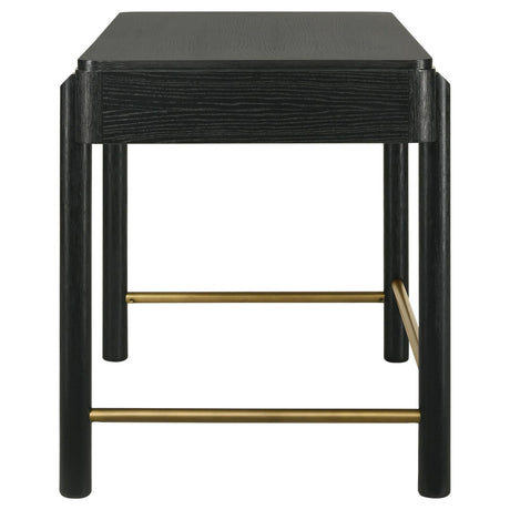 Arini Black 2-Drawer Vanity Desk Makeup Table from Coaster - Luna Furniture