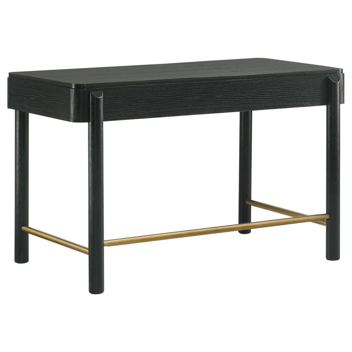 Arini Black 2-Drawer Vanity Desk Makeup Table from Coaster - Luna Furniture