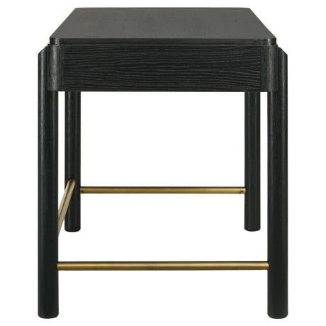 Arini Black 2-Drawer Vanity Desk Makeup Table from Coaster - Luna Furniture