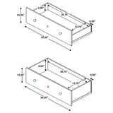 Arini Black 5-Drawer Bedroom Chest from Coaster - Luna Furniture