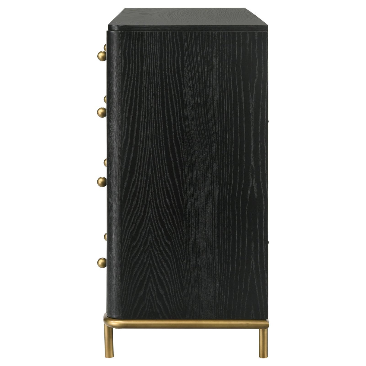 Arini Black 8-Drawer Bedroom Dresser from Coaster - Luna Furniture