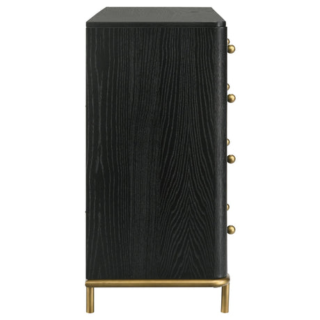 Arini Black 8-Drawer Bedroom Dresser from Coaster - Luna Furniture