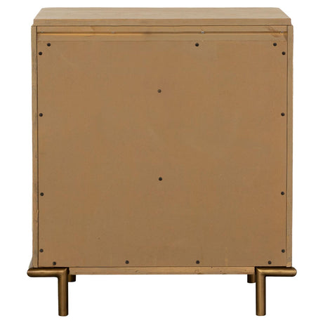 Arini Sand Wash 3-Drawer Nightstand with Dual USB Ports from Coaster - Luna Furniture