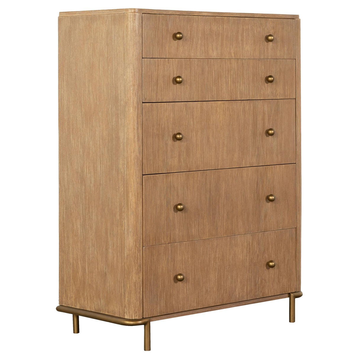 Arini Sand Wash 5-Drawer Chest from Coaster - Luna Furniture