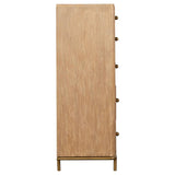 Arini Sand Wash 5-Drawer Chest from Coaster - Luna Furniture