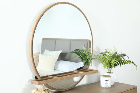Arini Sand Wash Round Dresser Mirror (Mirror Only) from Coaster - Luna Furniture