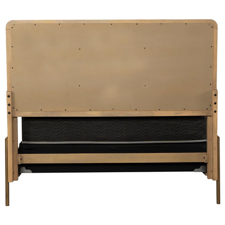 Arini Sand Wash/Natural Cane Upholstered Bedroom Set from Coaster - Luna Furniture