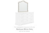 Arlendyne Antique White Bedroom Mirror (Mirror Only) from Ashley - Luna Furniture
