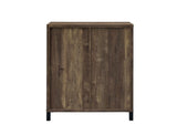 Arlington Rustic Oak Bar Cabinet with Sliding Door from Coaster - Luna Furniture