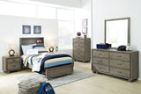 Arnett Gray Twin Bookcase Panel Bed from Ashley - Luna Furniture