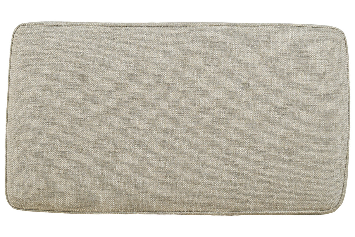 Asanti Fog Ottoman from Ashley - Luna Furniture