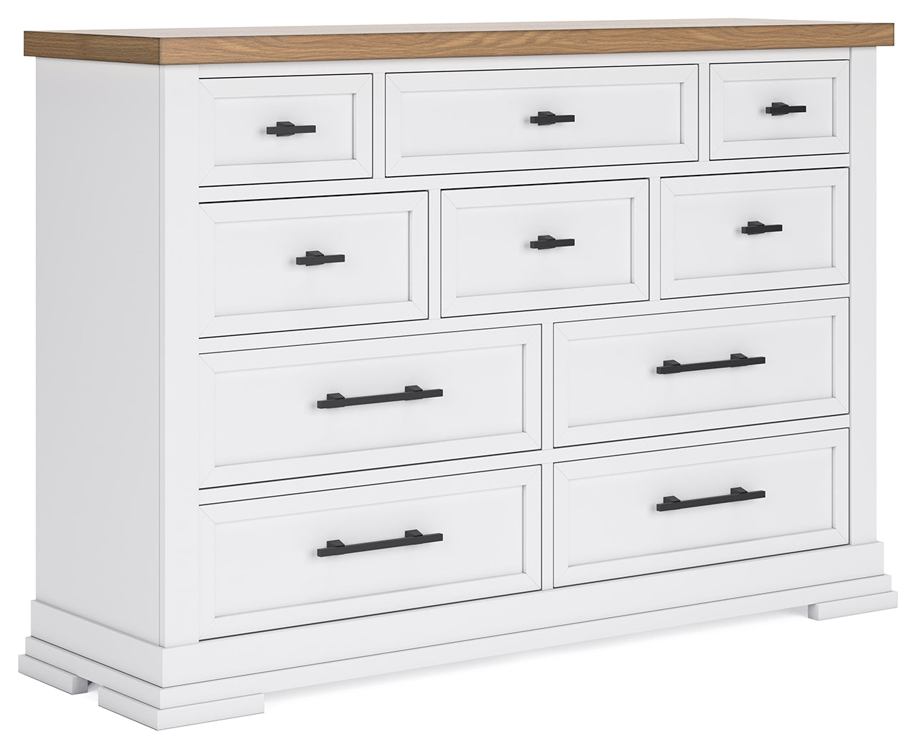 Ashbryn White/Natural Dresser - Luna Furniture