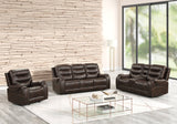 Ashley Brown Oversized 3-Piece Reclining Living Room Set from Happy Homes - Luna Furniture