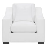 Ashlyn White Upholstered Sloped Arms Chair from Coaster - Luna Furniture