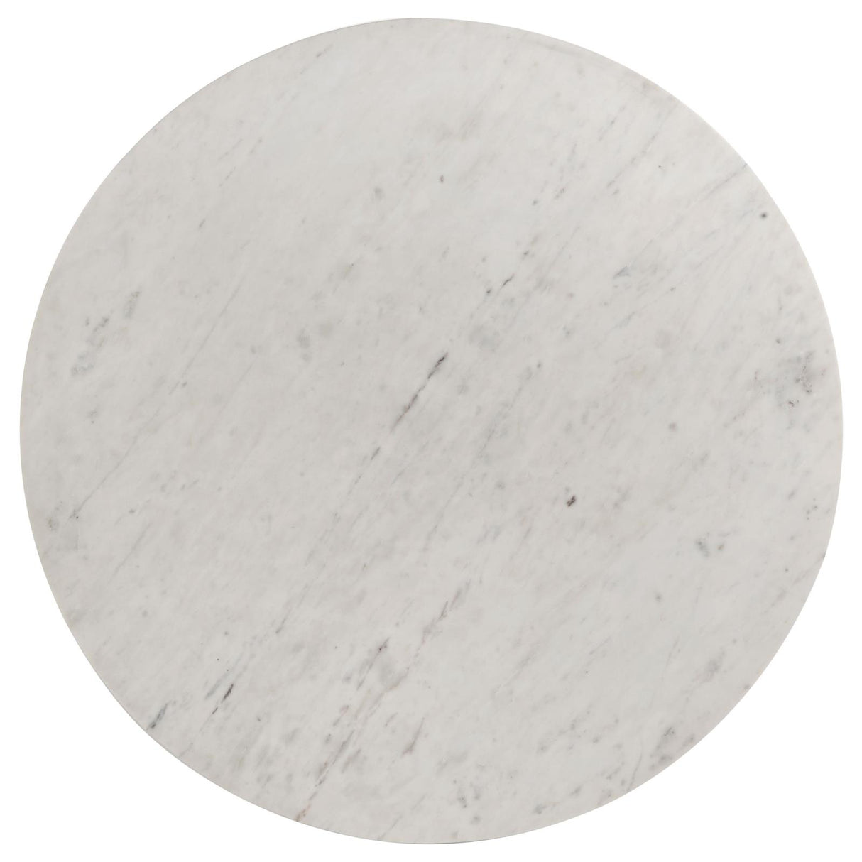 Astoria White Round Genuine Marble Coffee Table from Coaster - Luna Furniture