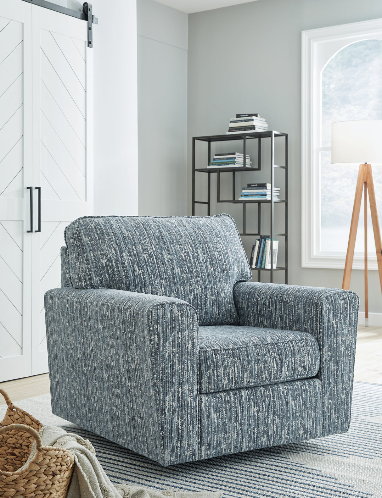 Aterburm Twilight Swivel Accent Chair from Ashley - Luna Furniture