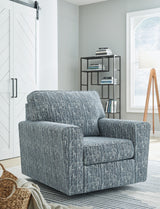 Aterburm Twilight Swivel Accent Chair from Ashley - Luna Furniture