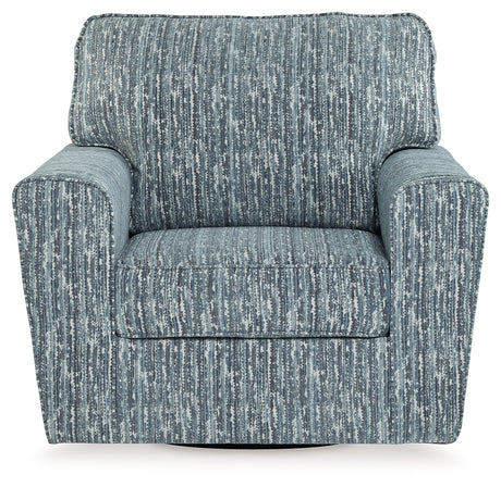 Aterburm Twilight Swivel Accent Chair from Ashley - Luna Furniture