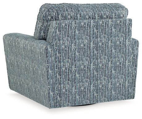 Aterburm Twilight Swivel Accent Chair from Ashley - Luna Furniture