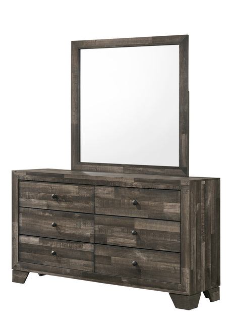Atticus Brown Platform Bedroom Set from Crown Mark - Luna Furniture