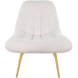 Aubrey Cream French Boucle Lounge Chair from Midinmod - Luna Furniture
