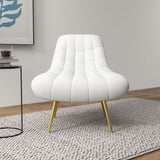 Aubrey Cream French Boucle Lounge Chair from Midinmod - Luna Furniture
