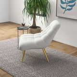 Aubrey Cream French Boucle Lounge Chair from Midinmod - Luna Furniture