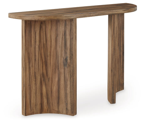 Austanny Warm Brown Sofa Table from Ashley - Luna Furniture