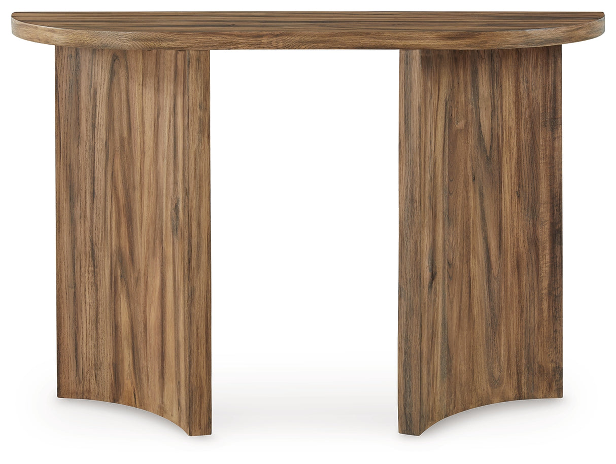 Austanny Warm Brown Sofa Table from Ashley - Luna Furniture