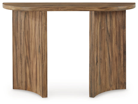 Austanny Warm Brown Sofa Table from Ashley - Luna Furniture