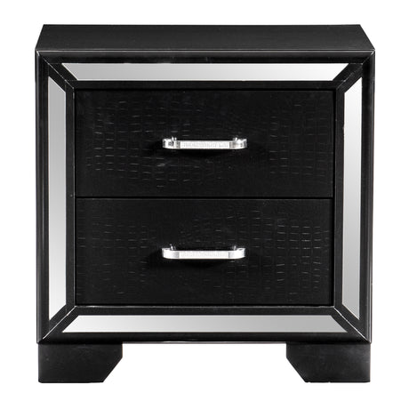 Aveline Black Nightstand from Homelegance - Luna Furniture
