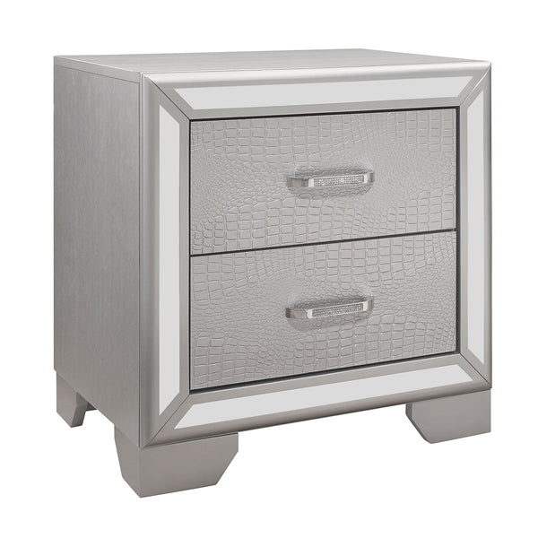 Aveline Silver Nightstand