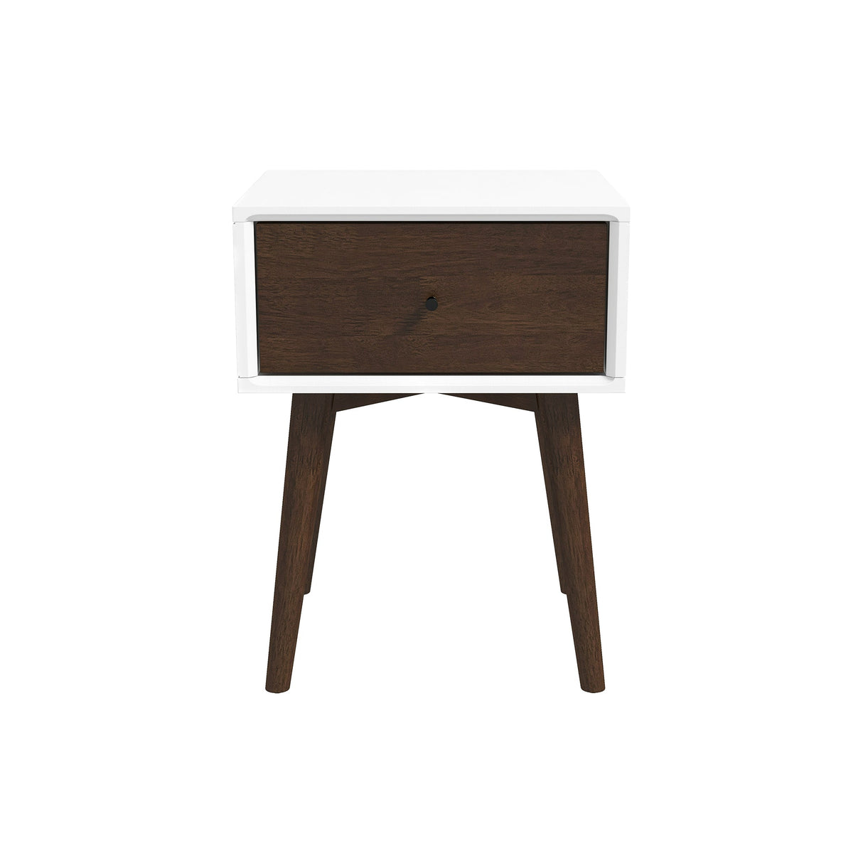 Avery Mid-Century Modern Solid Wood Night Stand 1 Drawer from Midinmod - Luna Furniture