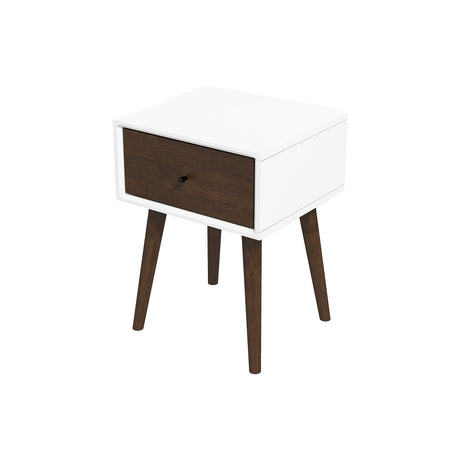 Avery Mid-Century Modern Solid Wood Night Stand 1 Drawer from Midinmod - Luna Furniture