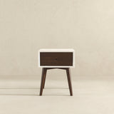 Avery Mid-Century Modern Solid Wood Night Stand 1 Drawer from Midinmod - Luna Furniture