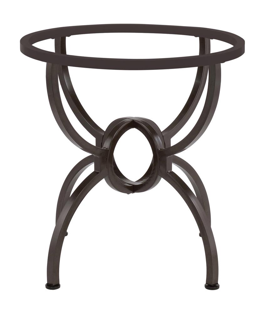 Aviano Gunmetal Dining Table Base from Coaster - Luna Furniture