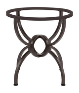 Aviano Gunmetal Dining Table Base from Coaster - Luna Furniture
