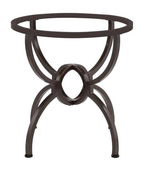 Aviano Gunmetal Dining Table Base from Coaster - Luna Furniture