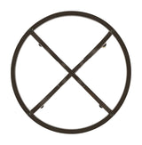 Aviano Gunmetal Dining Table Base from Coaster - Luna Furniture