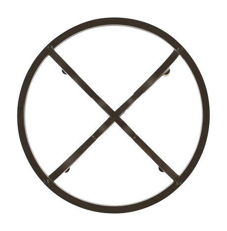 Aviano Gunmetal Dining Table Base from Coaster - Luna Furniture