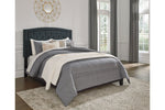 Adelloni Charcoal King Upholstered Bed