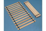 Frames and Rails Brown Twin Roll Slat