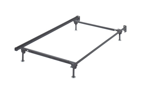 Frames and Rails Metallic Twin/Full Bolt on Bed Frame -  - Luna Furniture