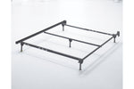 Frames and Rails Metallic Queen Bolt on Bed Frame